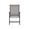 Flash Furniture Paladin Brown Outdoor Folding Patio Sling Chair, 2PK 2-TLH-SC-044-BR-GG